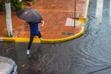 Chuva intensa e temporais isolados atingem o Rio Grande do Sul