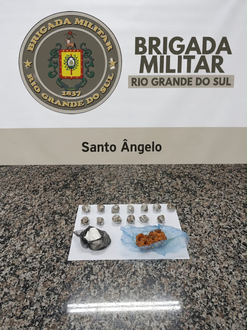 Prisão pelo ato infracional análogo ao tráfico de drogas em Santo Ângelo