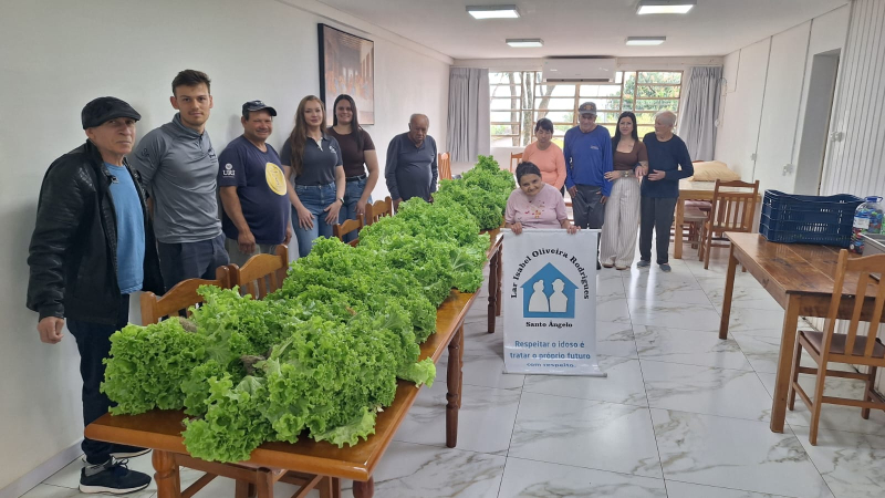Curso de Agronomia da Uri produz hortaliças em estufa e compartilha com a comunidade