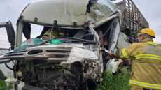 Santo-angelense fica ferido em acidente com morte na ERS-463