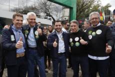 Rigotto acompanha Ronaldo Caiado em visita à Expointer
