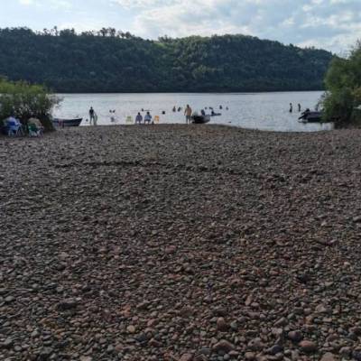 Rio Uruguai cada vez mais baixo na região