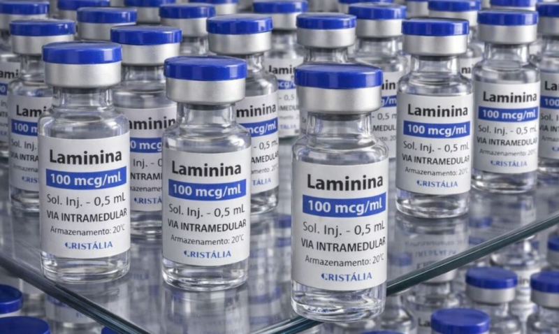 Polilaminina começa a ser testada em humanos neste mês