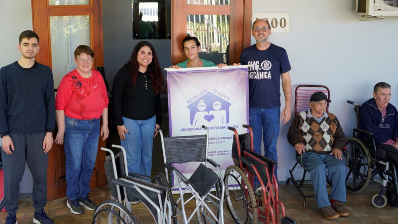 Engenharia Mecânica da URI Santo Ângelo revitaliza cadeiras de rodas