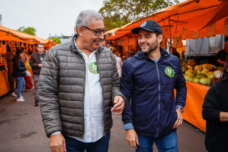 Ao lado de Melo, Gabriel intensifica agendas no último domingo antes do 1º turno