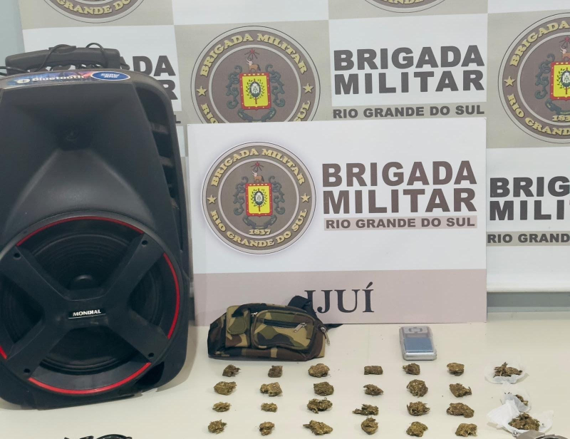 Homem é preso em Flagrante Delito por tráfico de entorpecentes em Ijuí