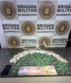 Brigada Militar apreende grande quantidade de drogas em Santo Ângelo