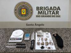 Brigada Militar de Santo Ângelo realiza prisão por tráfico de entorpecentes