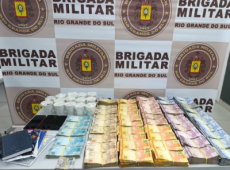Brigada Militar localiza quase R$ 160 mil durante ocorrência de vazamento de gás em Viamão