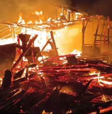 Raio pode ter provocado incêndio em galpão em Campina das Missões