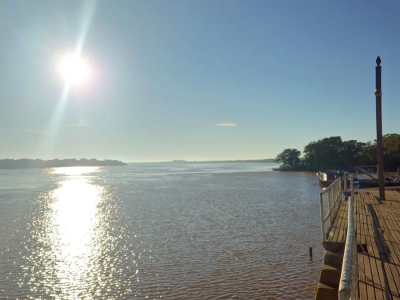 Defesa Civil emite alerta de risco muito alto de inundação do rio Uruguai em Porto Mauá