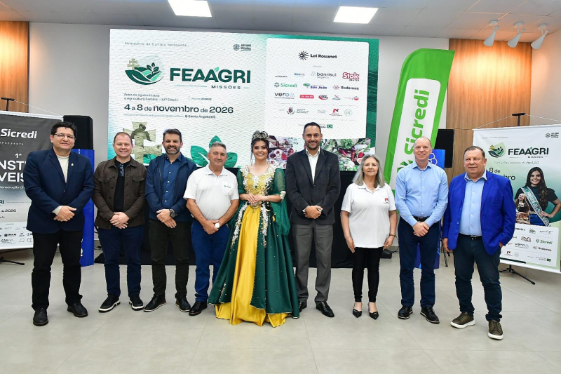 Feaagri Missões divulga programação e coroa nova embaixadora