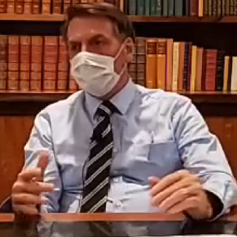 Primeiro exame de Bolsonaro teria testado positivo para coronavírus
