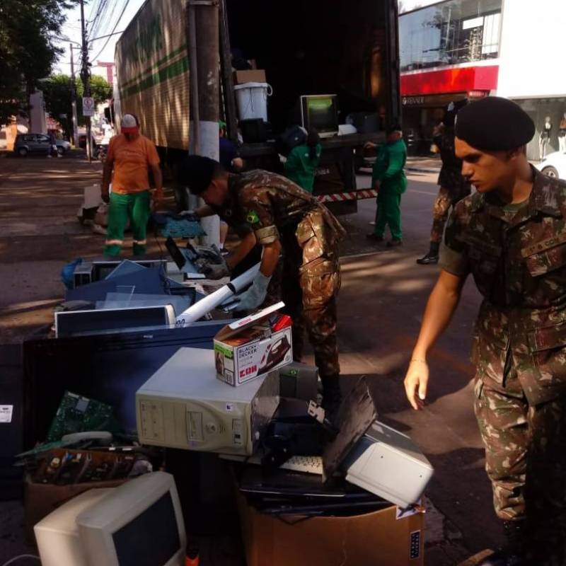 Santo Ângelo recolhe 32 toneladas de lixo eletrônico 