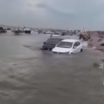 Tsunami na praia do Cassino